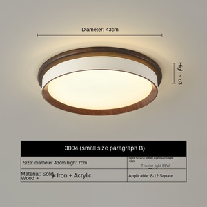Exquisite Unique Bedroom Living Room <b>Ceiling</b> Lamp Practical High Quality Dining Room Study Wooden Indoor Led <b>Ceiling</b> <b>Light</b> - Product Image 4