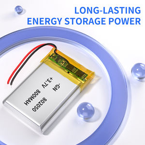 סיטונאי 802050 נטענת lipo סוללה 3.7v li-פולימר סוללה 800mah 802050 ליתיום פולימר סוללה - Product Image 5