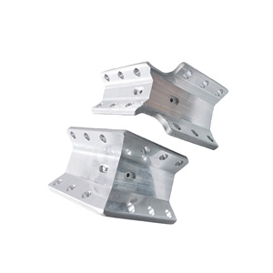 Support d'angle droit usiné CNC en aluminium haute résistance pour fixation d'angle - Product Image 4