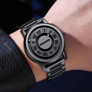 Drioshipping <b>Men's</b> New Fashion Trendy <b>Waterproof</b> Quartz Magnetic <b>Watch</b> Dress Wristwatch for <b>Man</b> Reloj Hombre - Product Image 4