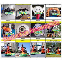 Personnages gonflables de dessin animé de ballon de Ghostbusters d'halloween événement publicitaire homme de guimauve gonflable