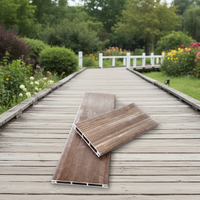 Planche composite en fibre de verre personnalisée, passerelle extérieure en FRP pour aménagement paysager