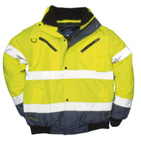 Vêtements de travail de sécurité haute visibilité d'approvisionnement d'usine vêtements de travail de sécurité de construction veste de travail réfléchissante pour le coton des hommes