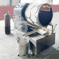 Machine commerciale de haute qualité Verser Tacos Gaz Crepe Machine Ligne de production Roti Making Machine Faire Pancake Yufka Injera Maker