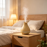 Diffuseur d'arômes à motif grain de bois, machine à huiles essentielles ultrasonique, diffuseur de parfum, lumière LED nocturne, humidificateur d'aromathérapie domestique