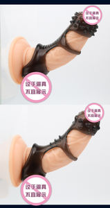 واقي ذكري من السيليكون لتأخير القذف، مصحح للقلفة، حلقة مقاومة عالية المرونة، واقي ذكري لتمديد القضيب - Product Image 5