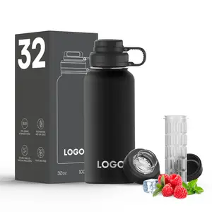 24Oz Grote Capaciteit 304 Roestvrijstalen Thermosfles Vacuüm Dubbellaags Outdoor Bergbeklimmen Waterfles