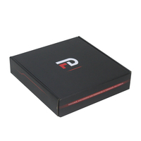 Boîtes d'expédition en carton ondulé personnalisées avec gaufrage, feuille d'or, fenêtre en PVC recyclable, logo personnalisé
