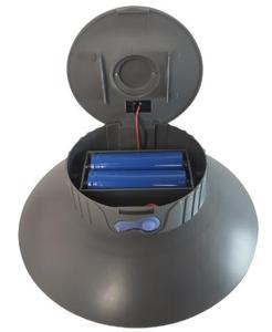 ไฟฉุกเฉิน LED 200W ชาร์จไฟด้วยพลังงานแสงอาทิตย์ผ่าน USB DC5V-6V เส้นผ่านศูนย์กลาง 180 มม. วัสดุ ABS+PC แบตเตอรี่ในตัว 2*1200mAh - Product Image 4