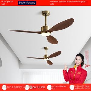 Ventilateur de plafond à moteur en cuivre pur à <span class=keywords><strong>fréquence</strong></span> variable silencieux avec télécommande pour salon et salle à manger, nouveau modèle 2025, style nordique, pour les passionnés d'Internet - Product Image 5