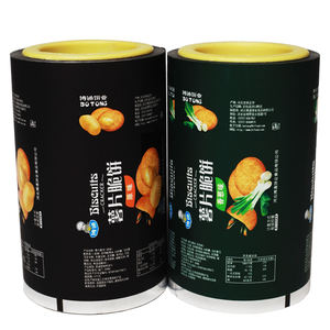 Customized <strong>Printing</strong> Automatic <strong>Packaging</strong> Coffee Powder Plastic Roll Film Aluminium Foil <strong>Food</strong> Candy Sachet <strong>Packaging</strong> Film Roll - Product Image 2