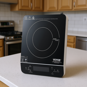 Table de cuisson à induction Vevor 1500W, brûleur portable de comptoir, commande tactile, surface en verre - Product Image 2