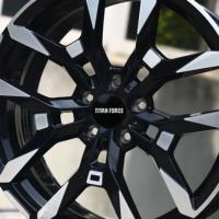 Jantes forgées TITAN FORCE Custom 20x9 20x10.5 pouces 5x112 5x120, finition noire usinée, compatibles avec BMW M3 G80 M5 F90 X3 G01 F32 F33 F36