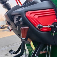 Halbautomatischer 120PS/160PS 4x4 Traktor mit Frontlader und Baggerlader, Verstellbarem Fahrgestell, 4WD Landwirtschaftlicher Traktor mit Motor und Getriebe