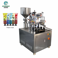 Machine de remplissage et de scellage semi-automatique à ultrasons haute fréquence 20K2000W pour tuyaux et canettes - Étanchéité précise en acier inoxydable 304