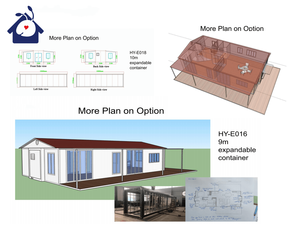 Casa prefabricada extensible de 20 pies insonorizada para la venta Villa prefabricada plegable de acero ligero - Product Image 5