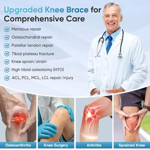 Supporto Ortopedico per Ginocchio con Cerniere e Stabilizzatori Laterali per Ridurre la Pressione, Alleviare il Dolore e Migliorare la Mobilità, per Donne e Uomini - Product Image 4
