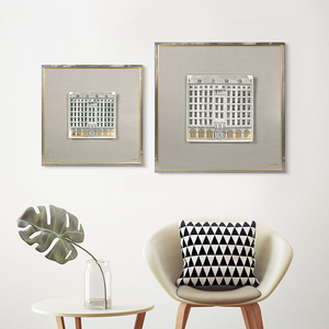 Caja acrílica <span class=keywords><strong>minimalista</strong></span> italiana, decoración de pared con marco 3D para sala de estar, venta al por mayor, más de 2021 - Product Image 3