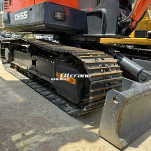 Miniexcavadora Doosan dh55 usada en funcionamiento dh55 DH60 DH70 DH75 DX55 miniexcavadora doosan55 con hoja de topadora 6 toneladas lista para enviar - Product Image 5