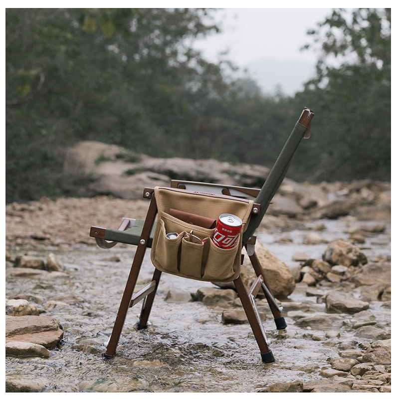 アウトドアチェア ベージュ 木製アームレスト アウトドアチェア ベージュ 木製アームレスト キャンプ用おすすめ