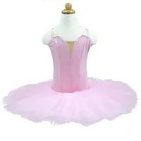 Tutu de danse OEM sur mesure, pas cher, 7 ou 10 couches, blanc et noir uni, robe de performance Cygne pour filles