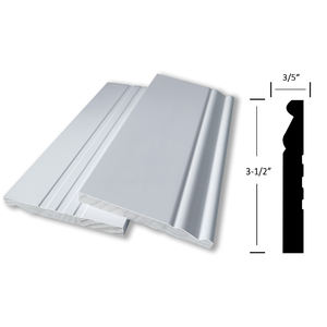 Revestimiento a base de agua de alta calidad Rodapié de madera <span class=keywords><strong>lacado</strong></span> <span class=keywords><strong>blanco</strong></span> para decoración de interiores - Product Image 1