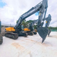 Excavator Crawler Hyundai HX340HD 34 Ton Bekas, Cat Asli, Alat Berat Konstruksi Besar, Dijual