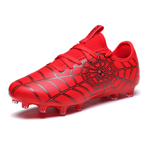 <span class=keywords><strong>Botas</strong></span> de Fútbol para Niños con Diseño de Araña Roja, Antideslizantes, para Entrenamiento Deportivo, Césped <span class=keywords><strong>Artificial</strong></span> y Natural - Product Image 1