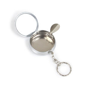 Ensemble porte-pilules rond en métal portable et cendrier de poche porte-clés, souvenir de Benidorm, boîte à comprimés à 3 compartiments, cadeau de voyage pour fumeur - Product Image 5