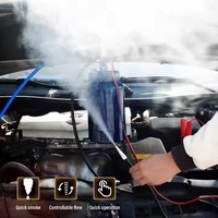NCFKOS SD206 Máquina de humo automotriz con detector de fugas de presión de aire Coche Camiones EVAP Detección de tubería Analizador de fugas de humo