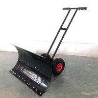 Machine à balayer la neige pour la maison et le jardin, machine à déneiger avec roues, lame à neige roulante à roues épaisses