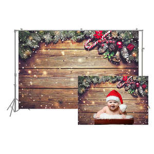 Toile de fond de décoration de fête de Noël personnalisée <span class=keywords><strong>Telon</strong></span> De Fondo Navidad arrière-plans de photographie pour la photographie de Noël - Product Image 4