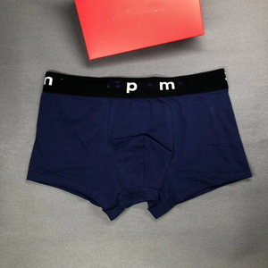 Factory Direct Ready to Ship <strong>Best</strong> <strong>Men's</strong> Combed Cotton <strong>Boxer</strong> <strong>Briefs</strong> Multi Color Set Letter Waistband 3d Supportive <strong>Pouch</strong> Mid - Product Image 6