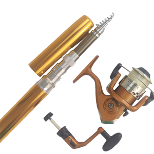 Collapsible <strong>Pen</strong> Ice <strong>Fishing</strong> <strong>Rod</strong> Spinning Reel Combo and Tackle Boxes 28-Piece <strong>Kit</strong> with Lure Line Accessories for Carp Lake Use - Product Image 5