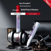 Stylo Marqueur Permanent Huileux Blanc pour Cèdre, Résistant à Haute Température et à l'Eau, 10 Couleurs, Vente en Gros Usine SD001