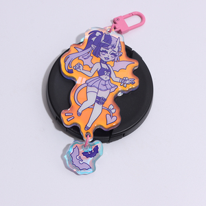 Vigreat Kawaii phim hoạt hình <span class=keywords><strong>Acrylic</strong></span> <span class=keywords><strong>Keychain</strong></span> hình dạng khác nhau tùy chỉnh in móc khóa nhựa - Product Image 5
