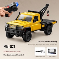COW MN82T Camioneta Todoterreno con Control Remoto a Escala 1:12, Tracción en las Cuatro Ruedas (Alcance de 20-30M), Construcción de Plástico, Interior/Exterior