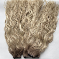 Le trame le plus plat en texture naturelle ondulée douce qui s'intègre à la texture naturelle des cheveux – Trame Wavy Genius