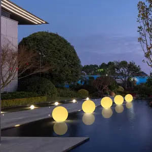 OEM ODM Custom Design RGB Farbwechsel LED-Lampe Outdoor Wasserdichtes Wasser Schwimmender Pool Licht ball Mit Fernbedienung