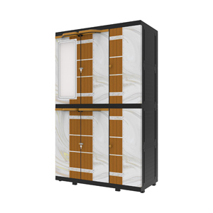 El armario portátil Mega MSC cuenta con un elegante espejo, almacenamiento multifuncional y un diseño duradero, perfecto para un guardarropa organizado y con estilo. - Product Image 6