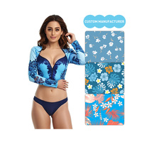 FIELD BALANCE maillot de bain personnalisé femmes grande taille deux pièces maillot de bain luxe fleur imprimé sans bretelles string Bikini ensemble