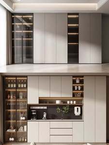 Vinoteca Moderna de Lujo en Roble Macizo, Altura Ajustable, Diseño Ecológico, Capacidad para 30-39 Botellas - Bar en Casa, Sala de Estar - Product Image 5