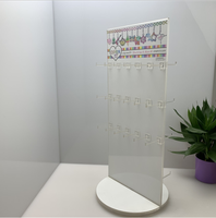 Nouveau Design Deux Côtés Porte-clés Acrylique Porte-Présentoir