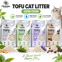 Promotion : Litière pour chat au tofu avec bentonite pour maisons multi-chats