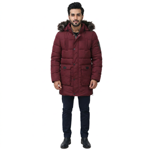 Veste de printemps élégante pour homme, coupe-vent, parkas en gros, imperméable, parkas longs en duvet, vestes décontractées - Product Image 1