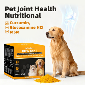 Golosinas Masticables Premium para Cadera y Articulaciones para Perros y Gatos - con Curcumina, Glucosamina HCl y MSM, OEM ODM Disponible - Product Image 2