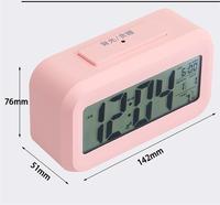 Produk Rumah Pintar Jam Alarm Digital LED Layar Alarm Digital Elektronik Jam Meja Desktop untuk Rumah Produk Rumah Pintar