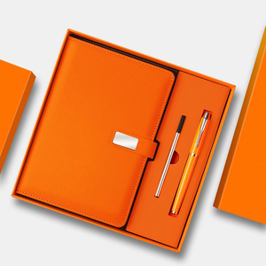 Set Regalo Taccuino Aziendale Elegante in Pelle PU con Logo <span class=keywords><strong>Personalizzato</strong></span>, Chiusura Magnetica, Segnalibro a Nastro e Scatola di Lusso - Product Image 3