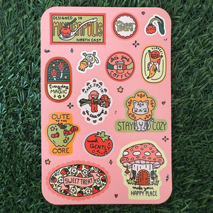 Autocollants de dessins animés 3D, autocollants mignons de dessins animés, rouleau d'autocollants de dessins animés - Product Image 2