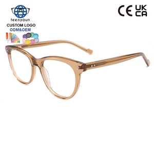 Gafas Ópticas Unisex Teenyoun <span class=keywords><strong>de</strong></span> Acetato, Monturas Redondas, Venta al Por Mayor - Product Image 2